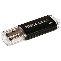 USB Flash Mibrand Cougar, 4 Гб., Чорний