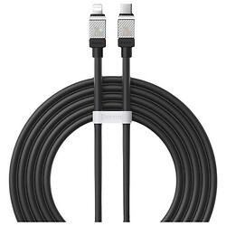 USB кабель Baseus CoolPlay Series Apple iPhone SE 2022 / iPhone 14 Pro Max / iPhone 14 Plus / iPhone 14 Pro / iPhone 14 / iPhone 13 Pro / iPhone 13 Mini / iPhone 13 / iPhone 13 Pro Max / iPhone 12 Mini / iPhone 12 Pro Max, Lightning, 2.0 м., Чорний