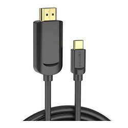 USB кабель Vention CGUBG, HDMI, 1.5 м., Черный