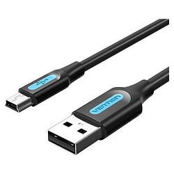 USB кабель Vention COMBF, MiniUSB, 1.0 м., Чорний