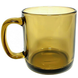 Чашка скляна Мажура Herbata XL димна 400 мл