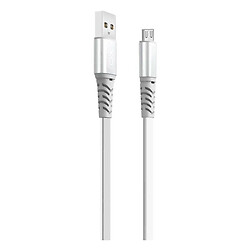 USB кабель XO NB154, MicroUSB, 1.0 м., Білий