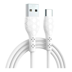 USB кабель XO NB240 Football, Type-C, 1.0 м., Білий