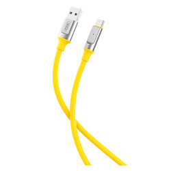 USB кабель XO NB251, Type-C, 1.0 м., Желтый