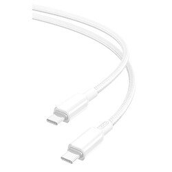 USB кабель XO NB-Q250B, Type-C, 1.0 м., Білий