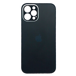 Чехол (накладка) Apple iPhone 12, Glass MATTE DESIGNO, Черный