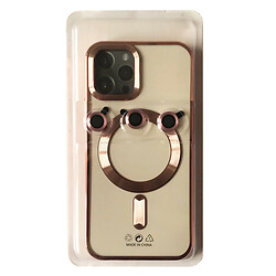 Чохол (накладка) Apple iPhone 11 Pro Max, PRO Shining Lenses, Rose Gold, Рожевий