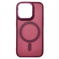 Чехол (накладка) Apple iPhone 14, Space Color Matte, MagSafe, Бордовый