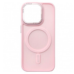 Чохол (накладка) Apple iPhone 15, Space Color Matte, MagSafe, Рожевий