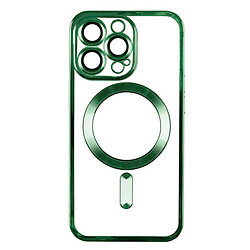 Чохол (накладка) Apple iPhone 13 Pro Max, Metallic Full Camera, MagSafe, Зелений