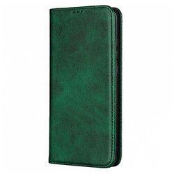 Чохол книжка) Samsung A155 Galaxy A15, Leather Case Fold, Dark Green, Зелений