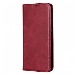 Чохол книжка) Samsung A256 Galaxy A25 5G, Leather Case Fold, Dark Red, Червоний