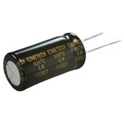Электролитический конденсатор 100uF 63V GR 10x12,5mm (GR100M63B-Cinetech)
