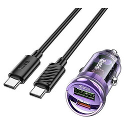 АЗУ Hoco Z53A, С кабелем, Type-C, Фиолетовый