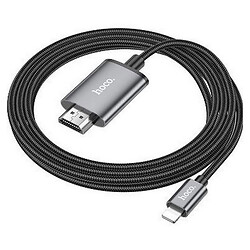 Кабель Hoco UA27, Type-C, HDMI, 1.0 м., Сірий