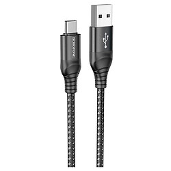 USB кабель Borofone BX56 Delightful, Type-C, 1.0 м., Чорний