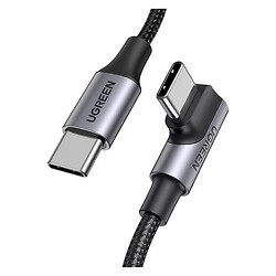 USB кабель Ugreen US334, Type-C, 1.0 м., Чорний
