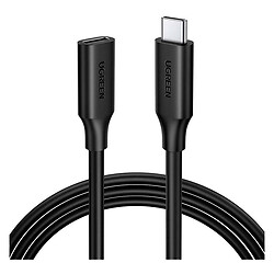USB кабель Ugreen US353, Type-C, 1.0 м., Чорний