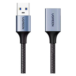 USB удлинитель Ugreen US115, USB, 0.5 м., Черный