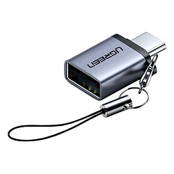 Адаптер Ugreen US270, Type-C, USB, Сірий