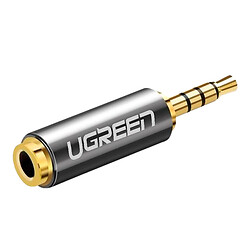 Адаптер Ugreen UGR-20501, 2.5 мм., 3,5 мм., Чорний