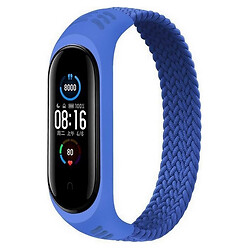 Ремінець Xiaomi Mi Band 5 / Mi Band 6, BeCover Elastic Nylon, Deep Blue, Синій