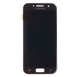 Дисплей (екран) Samsung A320 Galaxy A3 Duos, З сенсорним склом, Без рамки, IPS, Чорний