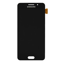 Дисплей (екран) Samsung A510 Galaxy A5 Duos / A5100 Galaxy A5, З сенсорним склом, Без рамки, IPS, Чорний