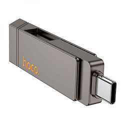 USB Flash Hoco UD15 Clever, 128 Гб., Сірий