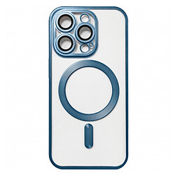 Чохол (накладка) Apple iPhone 12 Pro, Metallic Full Camera Matte, MagSafe, Синій