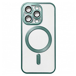 Чохол (накладка) Apple iPhone 12 Pro, Metallic Full Camera Matte, MagSafe, Зелений