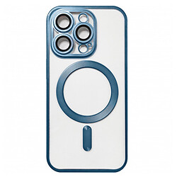 Чохол (накладка) Apple iPhone 12 Pro Max, Metallic Full Camera Matte, MagSafe, Синій