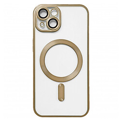Чохол (накладка) Apple iPhone 13, Metallic Full Camera Matte, MagSafe, Золотий