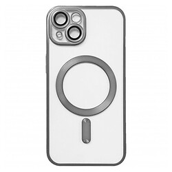 Чохол (накладка) Apple iPhone 13, Metallic Full Camera Matte, MagSafe, Срібний