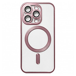 Чохол (накладка) Apple iPhone 13 Pro, Metallic Full Camera Matte, MagSafe, Рожевий