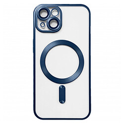 Чехол (накладка) Apple iPhone 14, Metallic Full Camera Matte, MagSafe, Dark Blue, Синий