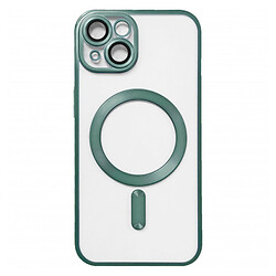 Чехол (накладка) Apple iPhone 14, Metallic Full Camera Matte, MagSafe, Зеленый