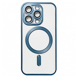 Чохол (накладка) Apple iPhone 14 Pro, Metallic Full Camera Matte, MagSafe, Синій