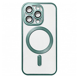Чохол (накладка) Apple iPhone 14 Pro, Metallic Full Camera Matte, MagSafe, Зелений