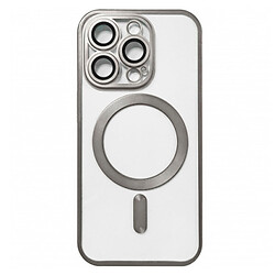 Чохол (накладка) Apple iPhone 14 Pro, Metallic Full Camera Matte, Titan, MagSafe, Сірий