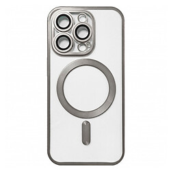 Чохол (накладка) Apple iPhone 14 Pro Max, Metallic Full Camera Matte, Titan, MagSafe, Сірий