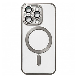 Чехол (накладка) Apple iPhone 15 Pro, Metallic Full Camera Matte, MagSafe, Titan, Серый