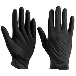Набір рукавичок господарських нітрилових Optimal р.L 10 штук чорні