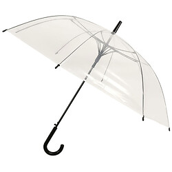 Зонтик-трость силиконовая прозрачная женская