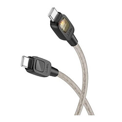 USB кабель Hoco U124, Type-C, 1.2 м., Чорний