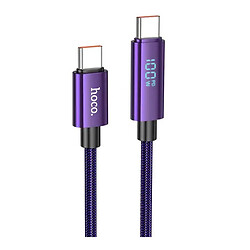 USB кабель Hoco U125, Type-C, 1.2 м., Фіолетовий