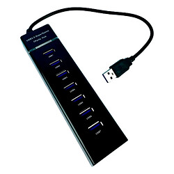 USB Hub, 0.3 м., Чорний