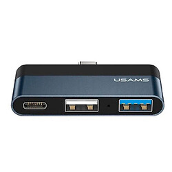 USB Hub Usams US-SJ490, Сірий