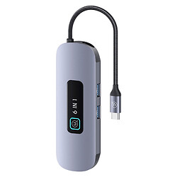 USB Hub Usams US-SJ642, Сірий