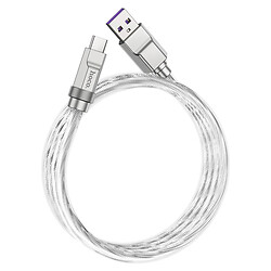 USB кабель Hoco U113, Type-C, 1.0 м., Серебряный